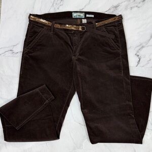 Vintage Old Navy Brown Velvet Boot Cut Pants